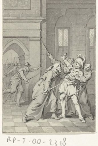 The surprise attack on the Spanish garrison at Loevestein Castle, 1570