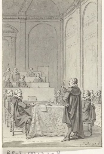 Johan van Oldenbarnevelt takes the oath as Advocate-General, 1586