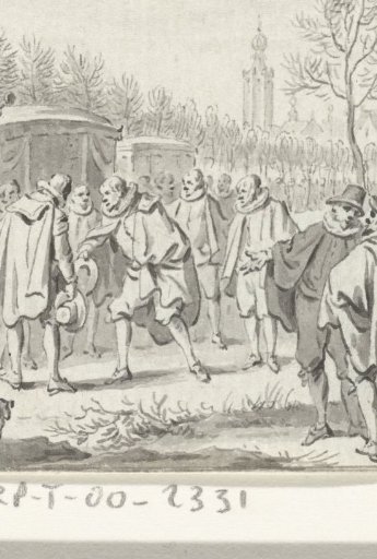 The reception of five Spanish ambassadors at The Hague for the negotiations over the Truce, February 1609