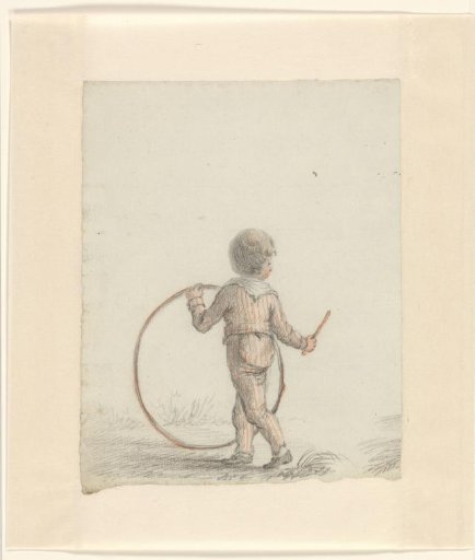 Boy with a hoop