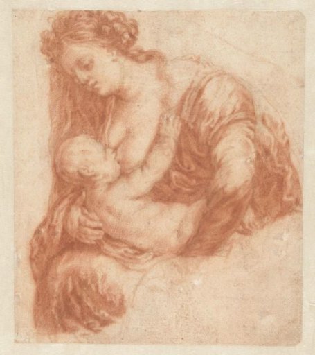 Woman Nursing a Child