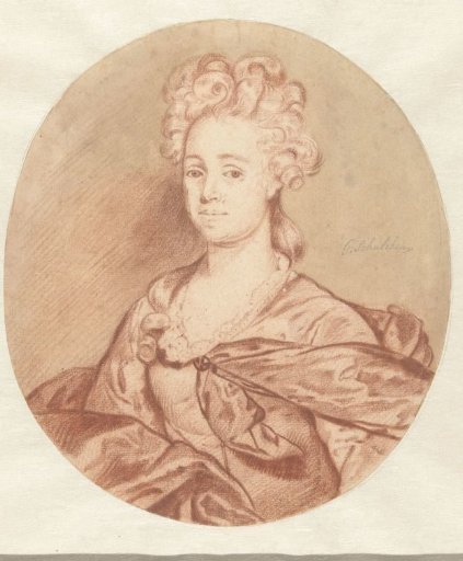 Portrait of an Unknown Woman, in Oval