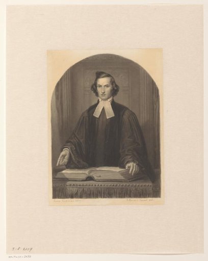 Portrait of the minister L.S.P. Meyboom