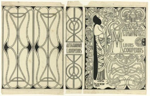 Binding design for: Louis Couperus, Metamorphosis, 1897