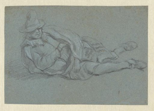Man Resting on the Ground