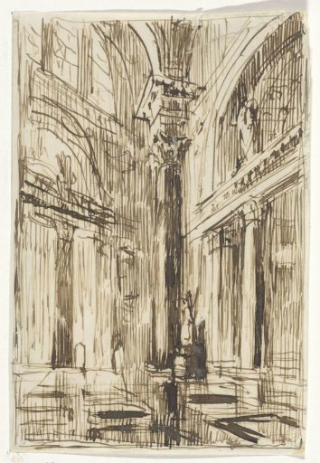 Church interior in Rome