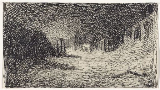 Ruins by night