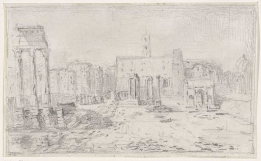 View of the Roman Forum and the Campidoglio
