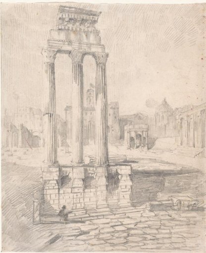 View of the Roman Forum and the Campidoglio
