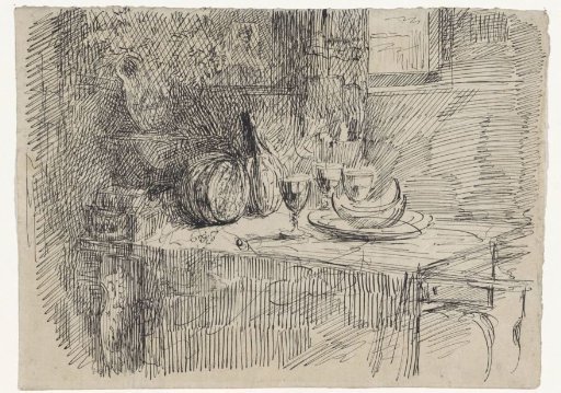 Still life, set table