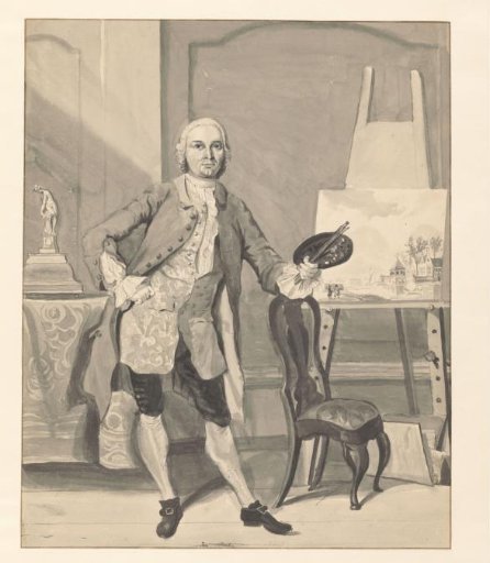 Portrait of the painter Jan ten Compe