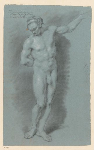 Standing male nude, seen from the front (3rd prize 1773)
