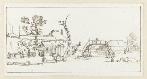 Farmhouse on a canal near Haarlem