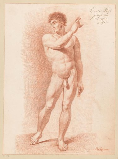 Standing male nude, seen from the front (1st prize 1815)