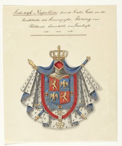 Coat of arms of Louis Napoleon Bonaparte, King of Holland