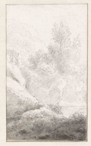 Mountainous landscape with trees
