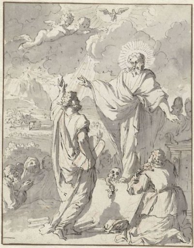 Moses Receiving the Tables of the Law from God