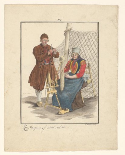 Fisherman and Fishwife from Schokland