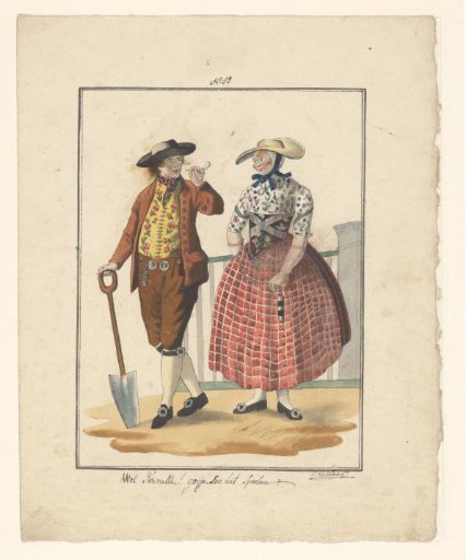 Farmer and Farmer's Wife from Zuid-Beveland