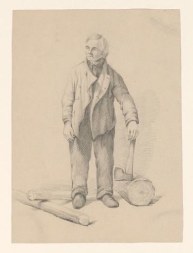 Standing woodcutter