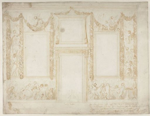 Design for decorations on a wall