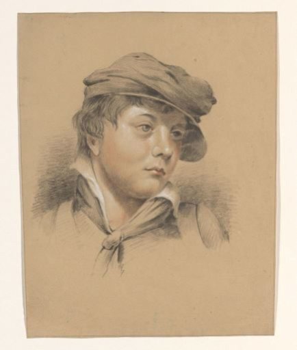 Head of a boy with a cap