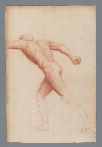 Study after a statue of an athlete
