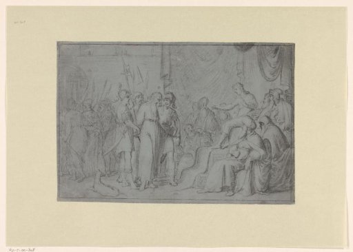 The elders led one by one before Daniel
