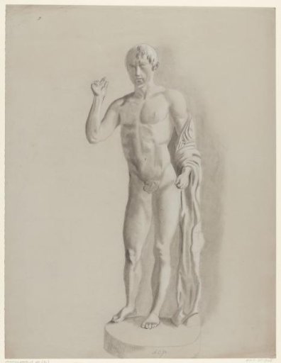 Standing male nude
