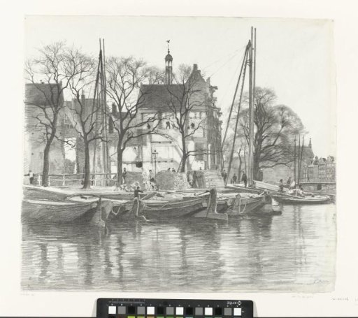 Interior with demolition for the construction of the Scheepvaarthuis