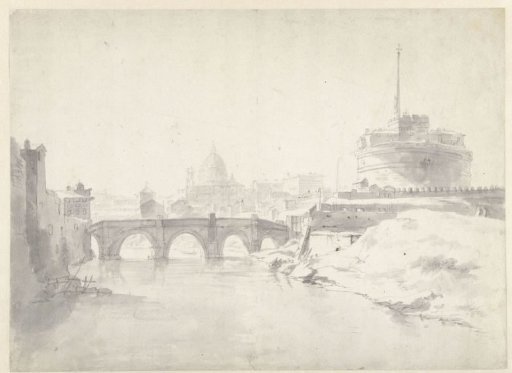 View of the Castel Sant'Angelo in Rome