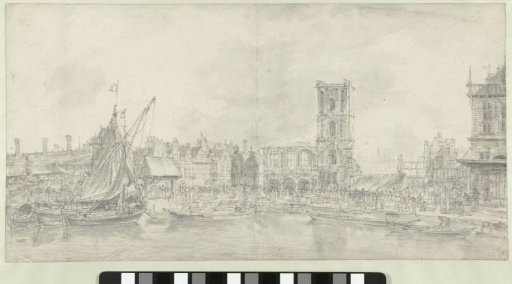 Burnt-out Ruins of the Old Amsterdam Town Hall, 1652