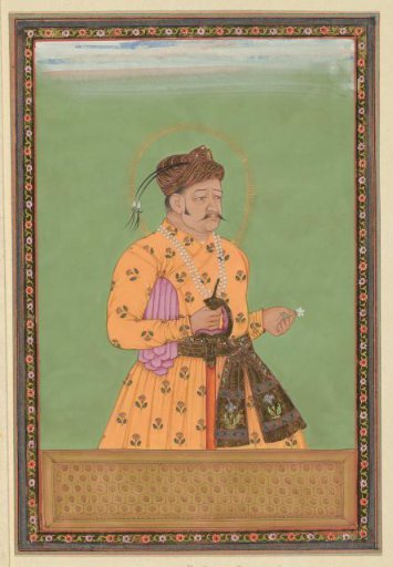 Portrait of Akbar Padshah, son of Humayun, who after his father reigned in Hindustan