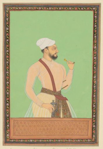 Portrait of Abd al-Aziz, brother of Bahlul-Khan, who is vizier to Sultan Abul Hasan