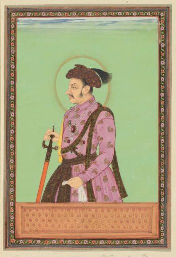 Portrait of Jihangir Padshah, son of Humayun, who after his father reigned in Hindustan