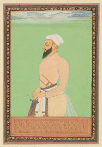 Portrait of Bahlul-khan, commander-in-chief of Sultan Sikander, who is now ruler of Bijapur