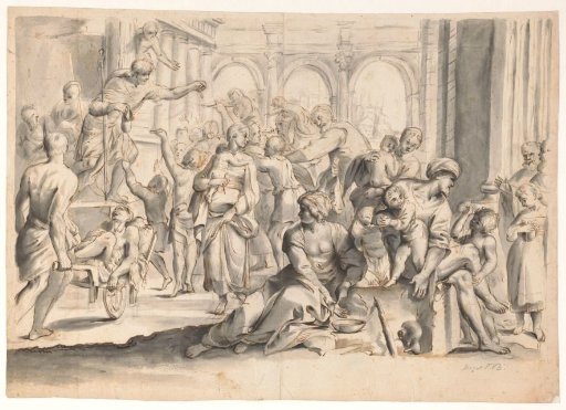 Saint Roch Distributing Alms