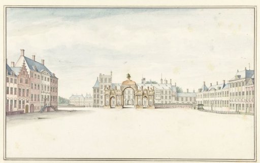 Triumphal arch for King William III at The Hague, 1691