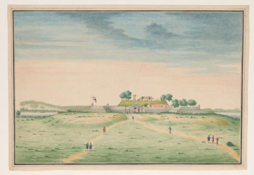 View of the South Side of the Fort at Kalutara