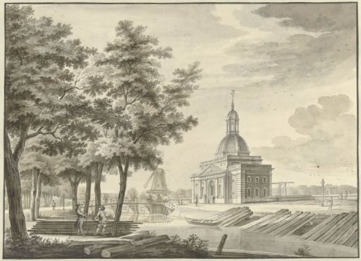 View of the newly built Muiderpoort, 1771