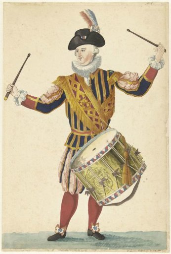 A Drummer from the Cent Suisses