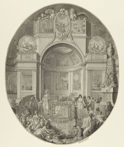 Allegory on the glorious history of the Netherlands