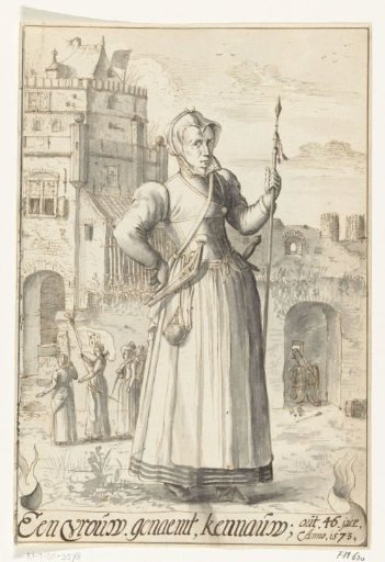 Portrait of Kenau Simonsdochter Hasselaer, 1573