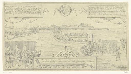 Siege of Alkmaar in 1573, viewed from the north