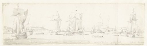The Journey of the English King Charles II over the Thames to Sheerness and Chatham on 27 August 1681