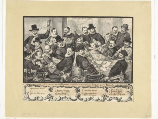 Group portrait with Pieter Dircksz. Hasselaer, 1586