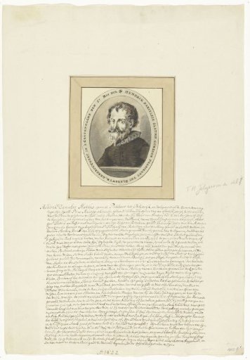 Portrait of Henricus Slatius, 1623