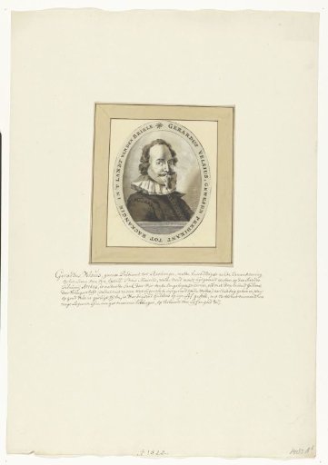 Portrait of Gerard Velsius, 1623