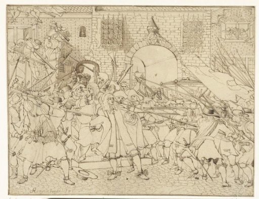 The Attack by the Mob on Johan and Cornelis de Witt, 1672