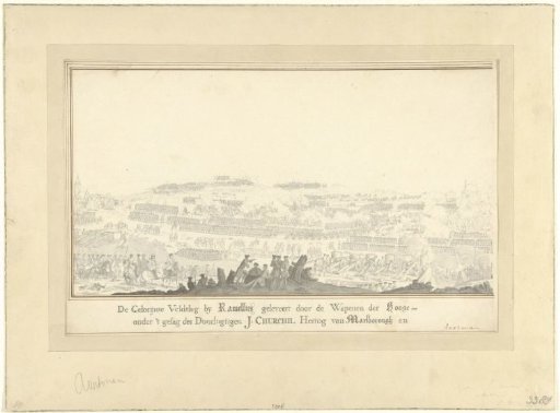 Battle of Ramillies (left half), 1706
